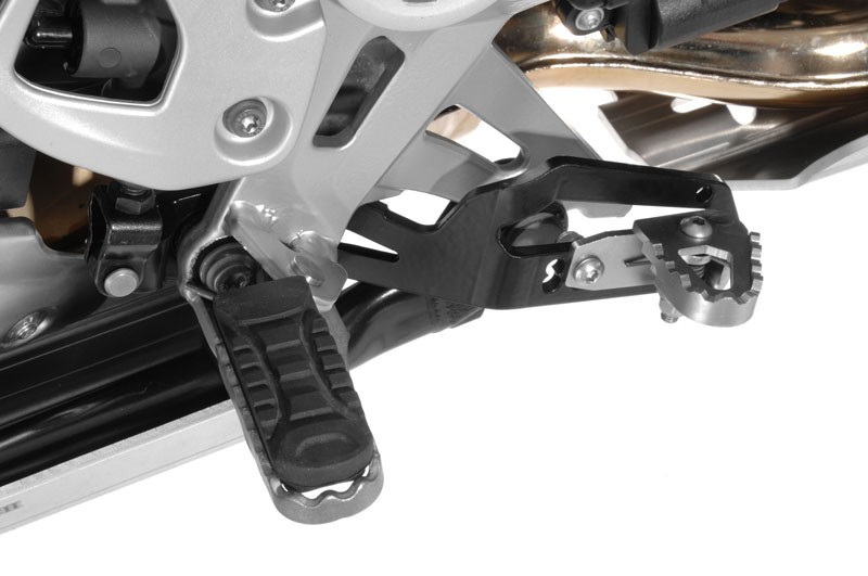 Folding and adjustable brake lever for BMW