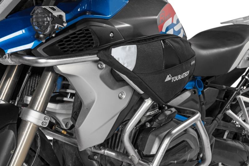 Crash Bar Bags – BMW R1200GS Adventure LC, 2013+, Black Panniers, Ms 06-21
