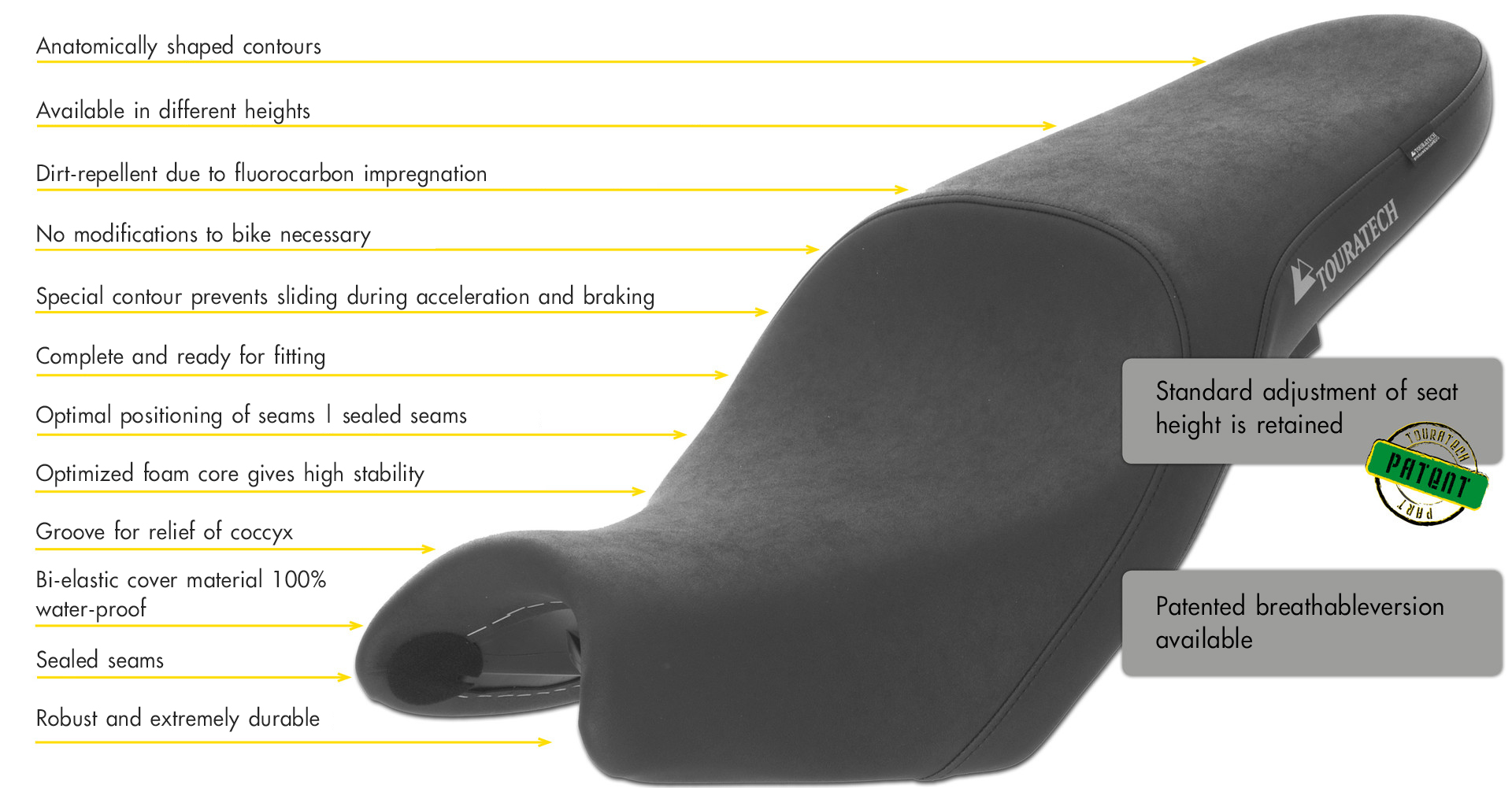 Touratech Motorcycle Seat Seat Comfort On Every Trip